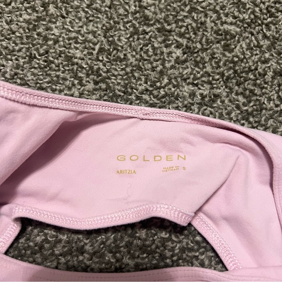 Aritzia Golden Butter Sway Romper Cupid Pink - Picture 5 of 6